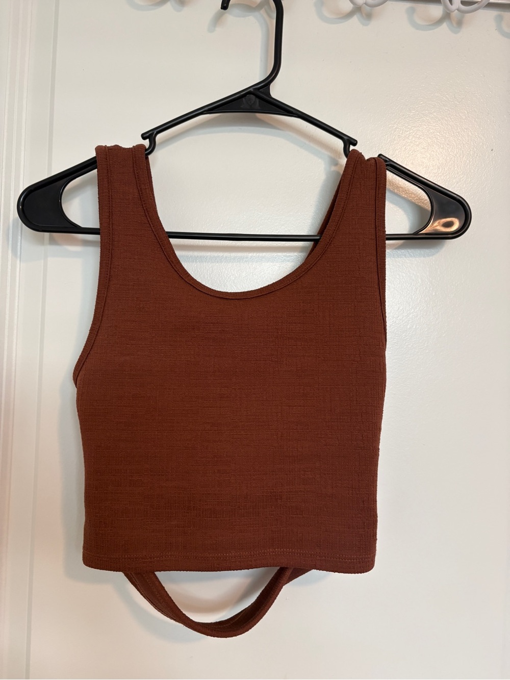 Roxy Ribbed Cross-Back Tank Top - Picture 2 of 4